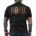 Melanin Historical Black College Alumni Hbcu Grad Men's T-shirt Back Print