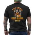Mens Best Buckin' Great Grandpa Ever Deer Hunting Father's Day Mens Back Print T-shirt