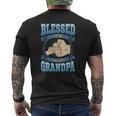 Mens Blessed To Be Called Grandpa Grandpa Fathers Day Mens Back Print T-shirt
