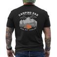 Mens Fathers Who Camp Camping Dad Mens Back Print T-shirt