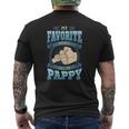 Mens My Favorite People Call Me Pappy Pappy Fathers Day Mens Back Print T-shirt