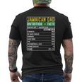 Mens Jamaican Dad Dad Hero Nutritional Father's Day Mens Back Print T-shirt