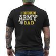 Mens Mens Proud Army Dad Military Pride Mens Back Print T-shirt