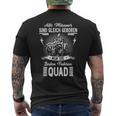 Men's Quad Bike Atv Quad Biker Slogan Offroad T-Shirt mit Rückendruck