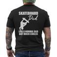 Mens Skateboarder Skateboard Dad Skate Trick Cool Quote Mens Back Print T-shirt