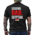 Mens Storecastle Legend Dad Egyptian Egypt Flag Gifsthirt Mens Back Print T-shirt