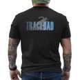 Mens Track Dad Track & Field Cross Country Runner Father's Day Mens Back Print T-shirt