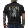 Meowdy Partner Cowboy Cat Country Western Cat Men's T-shirt Back Print