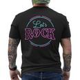 Mi Música Es Rock And Roll Let's Rock Sin Mangas Camiseta Hombre Estampado Espalda