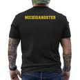 Michigangster Upper Peninsula Thug Yooper Up Men's T-shirt Back Print