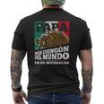 Michoacan Mexico Dia Del Papá Mens Back Print T-shirt