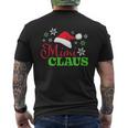 Mimi Claus With Christmas Santa Hat Mens Back Print T-shirt
