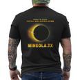 Mineola Texas Total Solar Eclipse 2024 Men's T-shirt Back Print