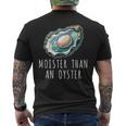 Moisture Than An Oyster Raunchy Inappropriate Embarrassing Men's T-shirt Back Print