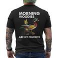 Morning Woodies Are My Favorite Love Hunting Men's T-shirt Back Print