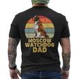 Moscow Watchdog Dog Dad Retro Style Dogs Lover Owner Men's T-shirt Back Print