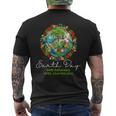 Mother Earth Day 54Th Anniversary 1970 2024 Save Planet Men's T-shirt Back Print