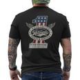 Motorcycle Shop No 1 Vintage Biker Usa Pride Classic Men's T-shirt Back Print