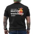 This Is My Movie Watching Popcorn Film Graphic Men's T-shirt Back Print
