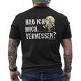 Mr Hüpenbecker Hab Ich Mich Vermessen T-Shirt mit Rückendruck