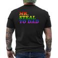 Mr Steal Yo Dad Gay Pride Month Parade Steal Your Dad Mens Back Print T-shirt
