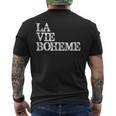 Musical Theatre La Vie Boheme Actor & Stage Manager Men's T-shirt Back Print