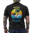 Nassau Bahamas Souvenir Men's T-shirt Back Print