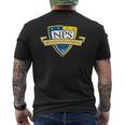 Naval Postgraduate School Nps Navy School Veteran Military Men's T-shirt Back Print