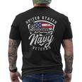 Navy Proud Patriotic Veteran Retired Men's T-shirt Back Print