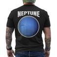 Neptune Solar System Planet Men's T-shirt Back Print