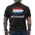 Netherlands Flag Netherlands Flag Holland Fan T-Shirt mit Rückendruck