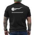 New Dad 1St Father's Day Soccer Expactant Father Mens Back Print T-shirt
