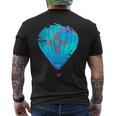 New Mexico Festival Hot Air Balloon ZiaMen's T-shirt Back Print