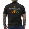 New Paltz New York Vintage Retro Men's T-shirt Back Print