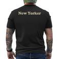 New York Vintage 70S Ny State Pride Throwback Men's T-shirt Back Print