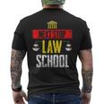 Next Stop Law School Student Graduate Lawyer Law School Men's T-shirt Back Print