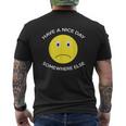 Have A Nice Day Somewhere Else Mens Back Print T-shirt
