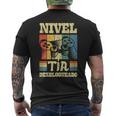 Nivel Tía Desbloqueado Futura Tía Anuncio Embarazadas Camiseta Hombre Estampado Espalda