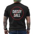 No Daddy Ball As Baseball Coach No Daddy Coach In Baseball Men's T-shirt Back Print
