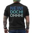 No Doch Ohhh T-Shirt mit Rückendruck