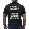 No Soy Racista Tengo Amigos Blancos Igualdad Detener El Odio Camiseta Hombre Estampado Espalda