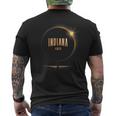 North America Total Solar Eclipse 2024 Indiana Usa Men's T-shirt Back Print