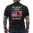 He Is Not Just A Veteran He Is My Dad Veterans Day Men's T-shirt Back Print