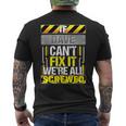Novelty Name Quote If Dave Can't Fix It We're All Screwed Men's T-shirt Back Print