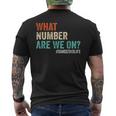 What Number Are We On Dance Dad Life Cheer Dance Dad Men's T-shirt Back Print