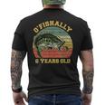 O'fishally 6 Years Old Fishing Birthday Theme Party 6Th Men's T-shirt Back Print