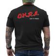 OKRA Eat It Fried Men's T-shirt Back Print