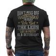 Old People The Older We Get The Less Is A Deterrent Mens Back Print T-shirt