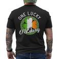 One Lucky O'leary Irish Family Name Men's T-shirt Back Print