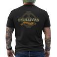 O'sullivan Irish Surname O'sullivan Family Name Celtic Cross Men's T-shirt Back Print